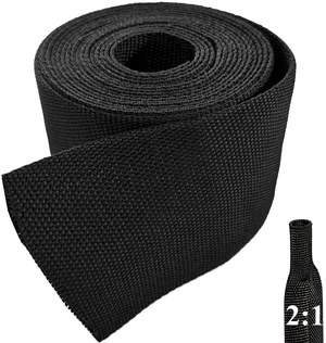 Heat Shrinkable Braided Sleeving, 2" Wiring Harness Sheath Cable Management Heat Shrinkable Braided Sleeving, 2" Wiring Harness Sheath Cable Management