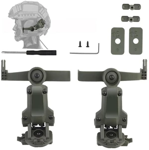 Zamudam Tactical Headset Rail Adapter for Earmor M32 M31, Helmet ARC Mount Compatible with Ops-Core FAST,Team Wendy EXFIL,ACH Helmet(Green) Zamudam Tactical Headset Rail Adapter for Earmor M32 M31, Helmet ARC Mount Compatible with Ops-Core FAST,Team Wendy EXFIL,ACH Helmet(Green)