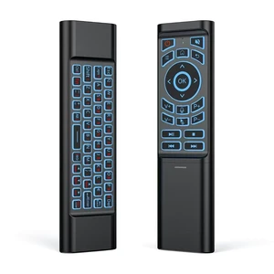Mini Air Mouse Remote Keyboard - 7-Color Backlit, Bluetooth & 2.4G Dual-Mode,Android Box, PC, Windows ^^ AAA Battery Powered (NOT Included) Mini Air Mouse Remote Keyboard - 7-Color Backlit, Bluetooth & 2.4G Dual-Mode,Android Box, PC, Windows ^^ AAA Battery Powered (NOT Included)