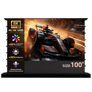Motorized Floor Rising Projector Screen for Long/Standerd Throw Projector,Movie Screen for Home Theater,Motorized Projector Screen 4K/8K Ultra HD Active 3D (100) Motorized Floor Rising Projector Screen for Long/Standerd Throw Projector,Movie Screen for Home Theater,Motorized Projector Screen 4K/8K Ultra HD Active 3D (100)