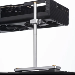 CNC Aluminum StackExtendable GPU AntiSag Bracket for 120mm Fan Mount CNC Aluminum StackExtendable GPU AntiSag Bracket for 120mm Fan Mount