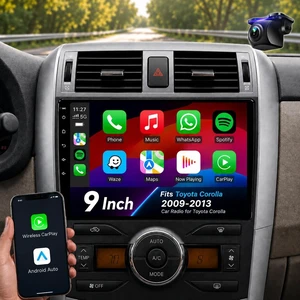 Car Stereo for Toyota Corolla 2009-2013, Wireless CarPlay & Android Auto Car Stereo for Toyota Corolla 2009-2013, Wireless CarPlay & Android Auto