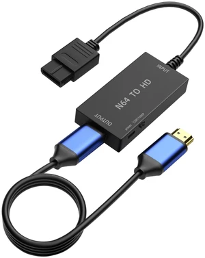 TriverseTech HDMI Converter for N64, Gamecube, SFC & SNES Convert S-Video to HDMI (Cleaner Output Than RCA Composite) Plug & Play Adapter with 1.5m HDMI Cable, No External Power Required TriverseTech HDMI Converter for N64, Gamecube, SFC & SNES Convert S-Video to HDMI (Cleaner Output Than RCA Composite) Plug & Play Adapter with 1.5m HDMI Cable, No External Power Required