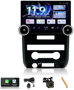 11.9 inch Car Stereo for Ford F150 2009-2014, Wireless CarPlay Head Unit 11.9 inch Car Stereo for Ford F150 2009-2014, Wireless CarPlay Head Unit