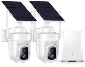 Fociey 4K Solar Security Cameras Wireless Outdoor with Local Storage Base Fociey 4K Solar Security Cameras Wireless Outdoor with Local Storage Base