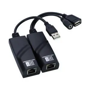 USB 2.0 Extender to RJ45 Over Cat5 Cat5E Cat6 up to 196 Ft, USB Ethernet Extender Over Cat5/5E/6 Supports Windows/Mac/Vista, Plug and Play, No Driver Needed USB 2.0 Extender to RJ45 Over Cat5 Cat5E Cat6 up to 196 Ft, USB Ethernet Extender Over Cat5/5E/6 Supports Windows/Mac/Vista, Plug and Play, No Driver Needed