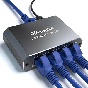 Gigabit Ethernet Splitter Wall Mount 1000Mbps (4 Port) Gigabit Ethernet Splitter Wall Mount 1000Mbps (4 Port)