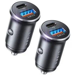 Car Charger USB C, 69W Cigarette Lighter USB Charger Adapter, 2 Pack Car Charger USB C, 69W Cigarette Lighter USB Charger Adapter, 2 Pack