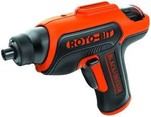 4V MAX Electric Screwdriver, Cordless, 180 RPM, 8 Bits With Built-In, Storage Compartment, Batteries Included (BDCS50C) 4V MAX Electric Screwdriver, Cordless, 180 RPM, 8 Bits With Built-In, Storage Compartment, Batteries Included (BDCS50C)