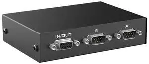 2-port RS-232C DB9 manual switch, suitable for PC RS232 serial port switch sharing splitter device, steel shell MT-232-2 2-port RS-232C DB9 manual switch, suitable for PC RS232 serial port switch sharing splitter device, steel shell MT-232-2