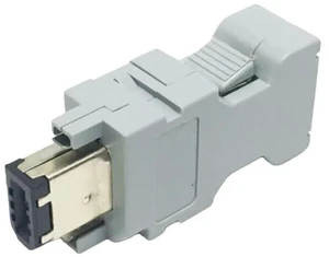 The encoder plug connector JZSP-CK19 is suitable for the seventh generation series servo drive motors (SM-6P gold-plated). The encoder plug connector JZSP-CK19 is suitable for the seventh generation series servo drive motors (SM-6P gold-plated).