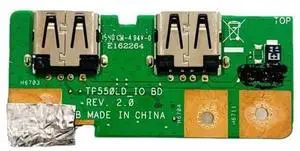 USB port board 60NB0590-IO1010 for TP550, TP550L, and TP550LD USB port board 60NB0590-IO1010 for TP550, TP550L, and TP550LD