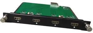 4-channel DVI high-definition video 4K module, suitable for matrix switcher slot-insert switchers 4-channel DVI high-definition video 4K module, suitable for matrix switcher slot-insert switchers