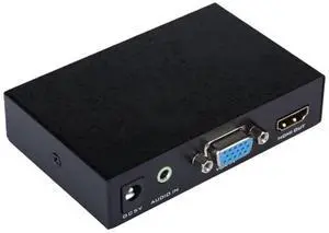 VGA + 3.5mm audio jack to HDMI converter 1080P metal VGA + 3.5mm audio jack to HDMI converter 1080P metal