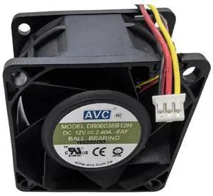6cm 6038 12V 2.4A DB06038B12H 3-pin cooling fan 6cm 6038 12V 2.4A DB06038B12H 3-pin cooling fan