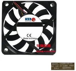 6cm 6010 12V 0.15A Cooling Fan DA06010B12U 6cm 6010 12V 0.15A Cooling Fan DA06010B12U
