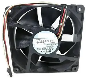 12cm 12038 12V 0.9A 4715KL-04W-B46 Four-wire laptop fan 120*120*38MM 12cm 12038 12V 0.9A 4715KL-04W-B46 Four-wire laptop fan 120*120*38MM