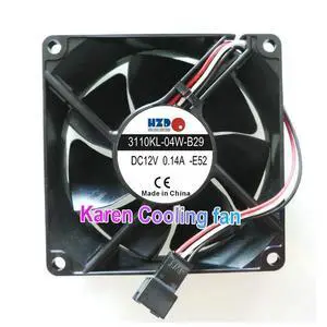 8cm 3110KL-04W-B29 -E52 8025 12V 0.14A 3-wire DLP screen fan/laptop fan 8cm 3110KL-04W-B29 -E52 8025 12V 0.14A 3-wire DLP screen fan/laptop fan