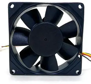 KD1208PTB2-6 DC12V 2.0W 80x80x25MM 8cm 3-wire meter signal cooling fan KD1208PTB2-6 DC12V 2.0W 80x80x25MM 8cm 3-wire meter signal cooling fan
