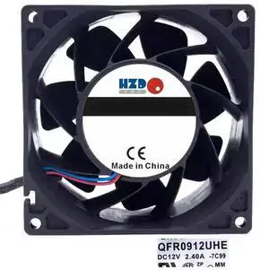 9cm QFR0912UHE 9238 12V 2.40A Cooling Fan (1 piece) 9cm QFR0912UHE 9238 12V 2.40A Cooling Fan (1 piece)