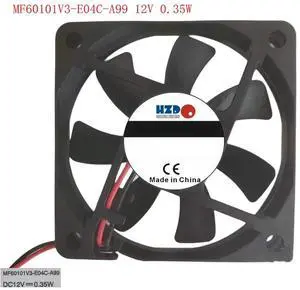 6010 12V Cooling Fan 60*60*10MM MF60101V3-E04C-A99 6010 12V Cooling Fan 60*60*10MM MF60101V3-E04C-A99