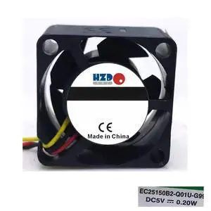 Cooling fan 2515 5V 0.6W 25*15MM EC25150B2-Q01U-G99 Cooling fan 2515 5V 0.6W 25*15MM EC25150B2-Q01U-G99