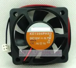 DC12V 0.5W 50x50x15MM 5CM Cooling Fan KD1205PHS3 DC12V 0.5W 50x50x15MM 5CM Cooling Fan KD1205PHS3