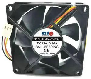 8cm 8025 12V 0.46A Laptop Fan 80*80*25MM 3110KL-04W-B89 8cm 8025 12V 0.46A Laptop Fan 80*80*25MM 3110KL-04W-B89