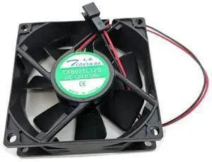 0.08A 8CM 80x80x25mm Silent Fan TX8025L12S 0.08A 8CM 80x80x25mm Silent Fan TX8025L12S