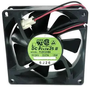 8025 24V 1.5W PUDC24B4 8cm Cooling Fan 8025 24V 1.5W PUDC24B4 8cm Cooling Fan
