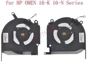 CPU+GPU cooling fan for 16-K and 16-N series laptops, model TPN-Q280 N18090-001, DC5V 0.5A. CPU+GPU cooling fan for 16-K and 16-N series laptops, model TPN-Q280 N18090-001, DC5V 0.5A.
