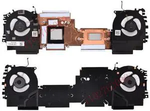 CPU+GPU cooling fans with heatsinks for 15 G7 G8 series laptops, models M17047-001, ND75C53-19L06, ND75C52-19L05, DC5V 0.5A. CPU+GPU cooling fans with heatsinks for 15 G7 G8 series laptops, models M17047-001, ND75C53-19L06, ND75C52-19L05, DC5V 0.5A.