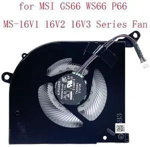 CPU cooling fan for laptops in the GS66 Stealth 10sd 10sgs 10sf 10se ms-16v1 ms-16v2 WS66 P66 series. CPU cooling fan for laptops in the GS66 Stealth 10sd 10sgs 10sf 10se ms-16v1 ms-16v2 WS66 P66 series.