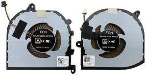 CPU+GPU cooling fans for XPS15 9570 7590, Precision 5540 5530, M5530, and M5540 series laptops. CPU+GPU cooling fans for XPS15 9570 7590, Precision 5540 5530, M5530, and M5540 series laptops.
