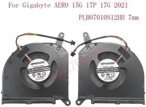Laptop cooling fan for 15G 17P 17G 2021 RX5L RP75xa RP77XB RP75XC AERO17 RP75W RP7 RX7G RX5G, 12V, 7mm Laptop cooling fan for 15G 17P 17G 2021 RX5L RP75xa RP77XB RP75XC AERO17 RP75W RP7 RX7G RX5G, 12V, 7mm