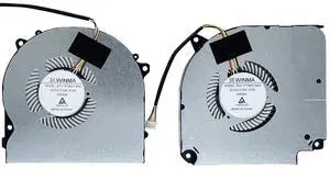 CPU + GPU cooling fans for NH50EA and NH50RA series laptops, models EGC-77110V1-0AH and EFC-70110V1-0AH, DC 5V, 0.5A. CPU + GPU cooling fans for NH50EA and NH50RA series laptops, models EGC-77110V1-0AH and EFC-70110V1-0AH, DC 5V, 0.5A.