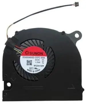 EG50060S2-C070C-S9A DC5V 1.70W CPU cooling fan for GPD handheld gaming PCs WIN MAX 2 and WIN3 G1618-03. EG50060S2-C070C-S9A DC5V 1.70W CPU cooling fan for GPD handheld gaming PCs WIN MAX 2 and WIN3 G1618-03.