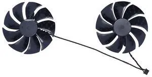 One PLA09215S12H graphics card fan set for graphics card cooling, suitable for GTX 1660Ti, 1650, 1660, GTX1650, GTX1660, GTX1660Ti SC ULTRA gaming graphics cards. One PLA09215S12H graphics card fan set for graphics card cooling, suitable for GTX 1660Ti, 1650, 1660, GTX1650, GTX1660, GTX1660Ti SC ULTRA gaming graphics cards.