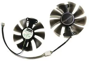 GPU cooling fan, graphics card cooler, 2 units/set, GA91S2H, can replace GA91B2U, suitable for PowerColor Red Dragon RX480 RX580 RX470 RX 480 470 580 GPU cooling fan, graphics card cooler, 2 units/set, GA91S2H, can replace GA91B2U, suitable for PowerColor Red Dragon RX480 RX580 RX470 RX 480 470 580