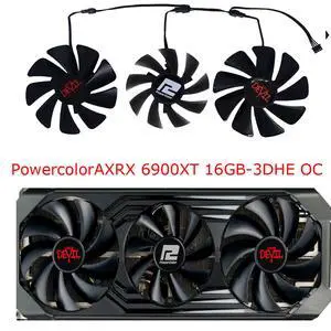 3-piece set, DIY GAA8S2U GA91S2H graphics card fan cooler, suitable for Powercolor Red Devil Dragon RX 6950 6800 XT 16GB, RX 6700 6750 12GB 3-piece set, DIY GAA8S2U GA91S2H graphics card fan cooler, suitable for Powercolor Red Devil Dragon RX 6950 6800 XT 16GB, RX 6700 6750 12GB