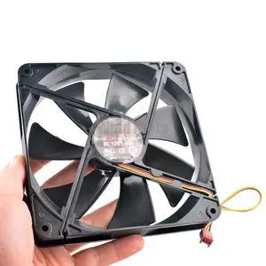 (2 pieces) 14cm x 140mm x 25mm DC12V 0.14A 3-pin 1000RPM Computer Case CPU Power Supply Cooling Fan (2 pieces) 14cm x 140mm x 25mm DC12V 0.14A 3-pin 1000RPM Computer Case CPU Power Supply Cooling Fan