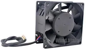 PFB0812UHE 8cm x 80mm Cooling Fan (80x80x38mm), DC12V 1.86A, 3-pin High-Speed Server Power Supply Cooling Fan PFB0812UHE 8cm x 80mm Cooling Fan (80x80x38mm), DC12V 1.86A, 3-pin High-Speed Server Power Supply Cooling Fan