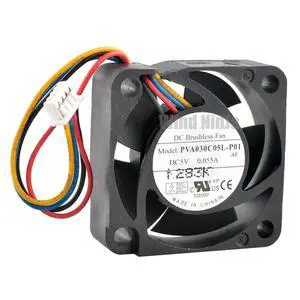 (2 pieces) PVA030C05L-P01 30mm Mini Cooling Fan, 3cm, DC5V, 0.055A, 4-pin Silent Fan, suitable for Raspberry Pi Routers (30x30x10mm) (2 pieces) PVA030C05L-P01 30mm Mini Cooling Fan, 3cm, DC5V, 0.055A, 4-pin Silent Fan, suitable for Raspberry Pi Routers (30x30x10mm)