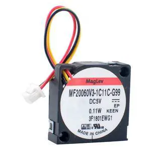 MF20060V3-1C11C-G99 2cm 20mm Miniature Centrifugal Fan DC5V 0.11W 0.32W Projector Cooling Fan 20x20x6mm MF20060V3-1C11C-G99 2cm 20mm Miniature Centrifugal Fan DC5V 0.11W 0.32W Projector Cooling Fan 20x20x6mm