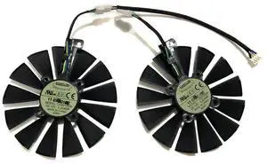 2 units/set, T129215SM, VGA fan, suitable for Cerberus GTX 1070Ti 8G, Poseidon GTX 1080Ti, GTX 1050Ti GAMING graphics cards. 2 units/set, T129215SM, VGA fan, suitable for Cerberus GTX 1070Ti 8G, Poseidon GTX 1080Ti, GTX 1050Ti GAMING graphics cards.