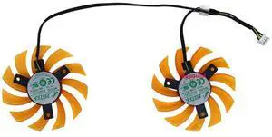 2 units/set, 75mm diameter, GA81S2U graphics card cooling fan, suitable for GTX 660, GTX660-2GD5, 960 2GB graphics cards. 2 units/set, 75mm diameter, GA81S2U graphics card cooling fan, suitable for GTX 660, GTX660-2GD5, 960 2GB graphics cards.