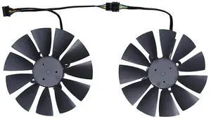 Two FD10015H12S GPU fans/coolers for GTX 980, 970, GTX 980 DirectCU II OC SP, and GTX 980 Ti Platinum. Two FD10015H12S GPU fans/coolers for GTX 980, 970, GTX 980 DirectCU II OC SP, and GTX 980 Ti Platinum.