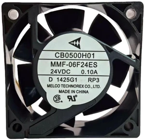 MMF-06F24ES-RP3 60x60x25mm DC24V Cooling Fan 0.10A 6025 Low Noise Fan, Suitable for Inverters and Control Cabinets MMF-06F24ES-RP3 60x60x25mm DC24V Cooling Fan 0.10A 6025 Low Noise Fan, Suitable for Inverters and Control Cabinets