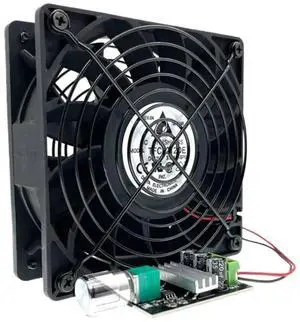 120mm/12cm 12V High-Power PC Cooling Fan with PWM DC Speed Controller, 6-28V 3A Adjustable, Dimensions 120x120x38mm, 12V High Speed 120mm/12cm 12V High-Power PC Cooling Fan with PWM DC Speed Controller, 6-28V 3A Adjustable, Dimensions 120x120x38mm, 12V High Speed