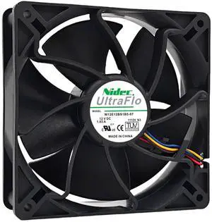 W12E12BS1B5-07 120x120x38mm High-Speed Blower - 12V 1.65A 6000RPM 5.94m³/min for Server/PC Cooling W12E12BS1B5-07 120x120x38mm High-Speed Blower - 12V 1.65A 6000RPM 5.94m³/min for Server/PC Cooling